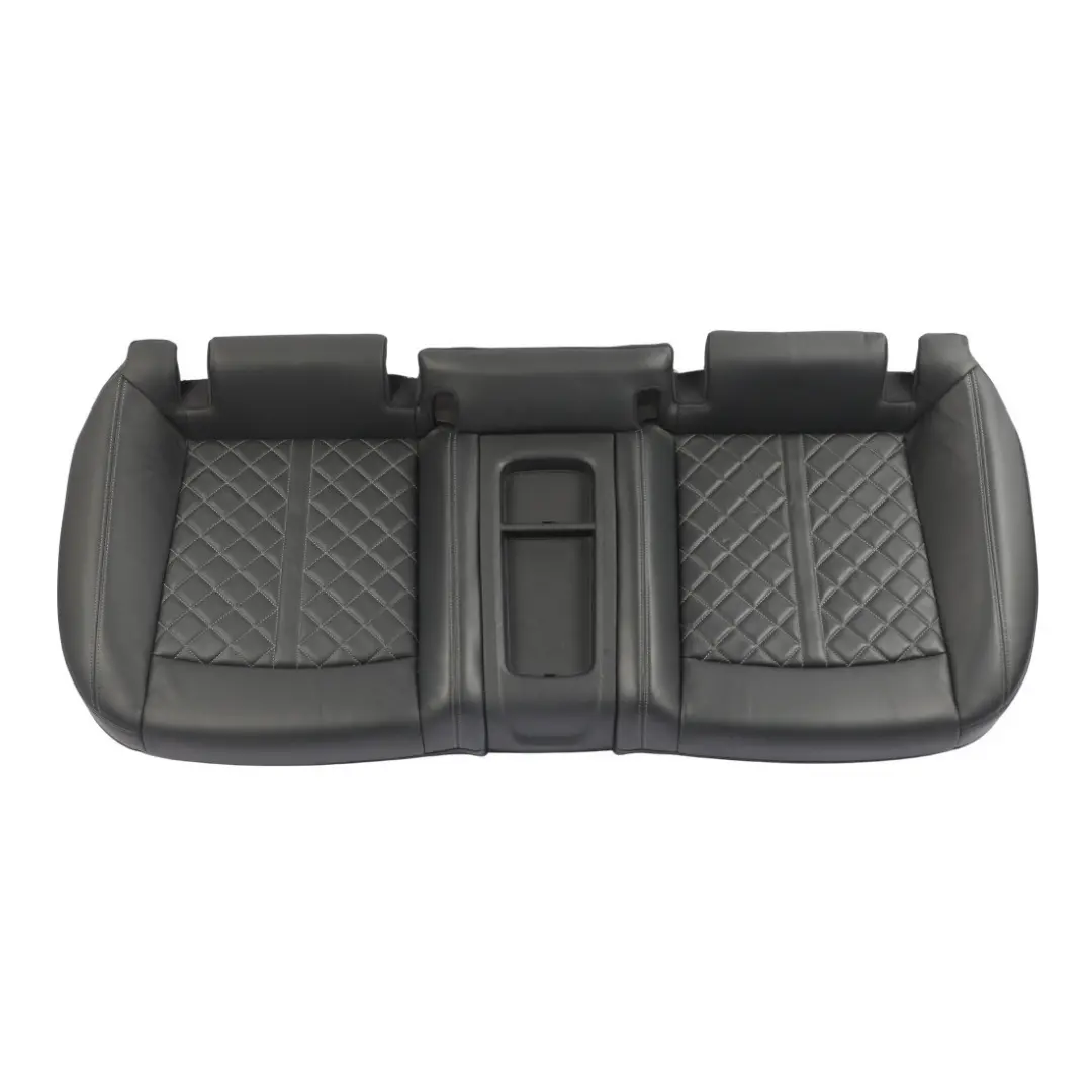 Audi S5 F5 Rear Sofa Bench Lower Seat Leather Soul Black Cliff Grey - SKU 8W6885403Q - Part number 8W6885403Q