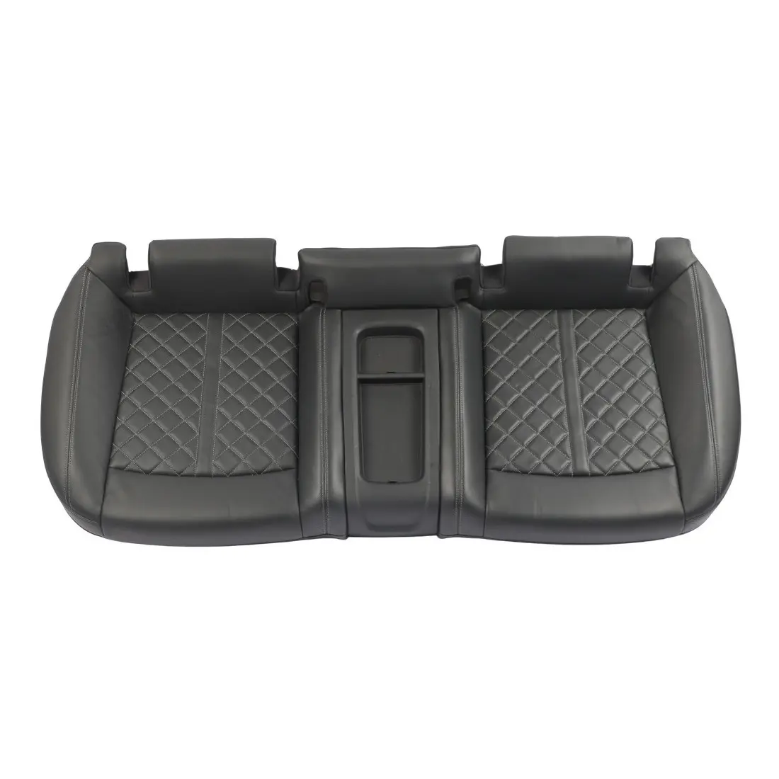 Audi S5 F5 Rear Sofa Bench Lower Seat Leather Soul Black Cliff Grey 8W6885403Q