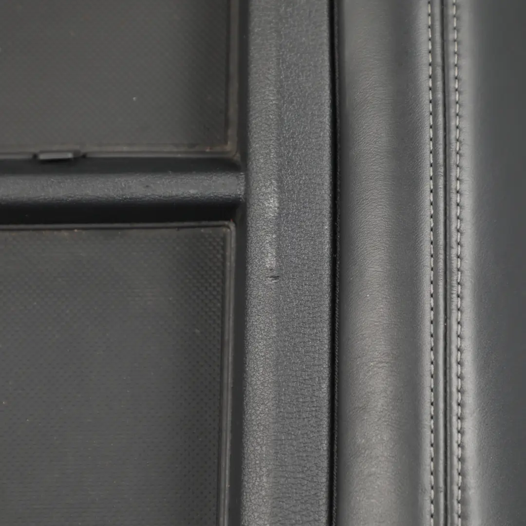Audi S5 F5 Rear Sofa Bench Lower Seat Leather Soul Black Cliff Grey - SKU 8W6885403Q - Part number 8W6885403Q