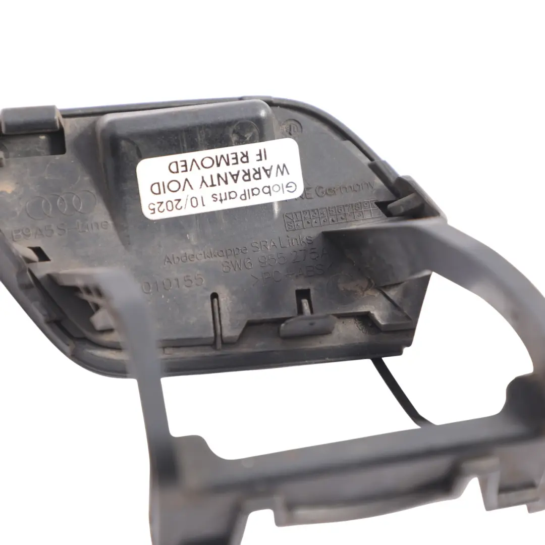 Audi A5 F5 Headlight Washer Cover Cap Left N/S Mythical Black - Y9T - SKU 8W6955275A-MYB - Part number 8W6955275A
