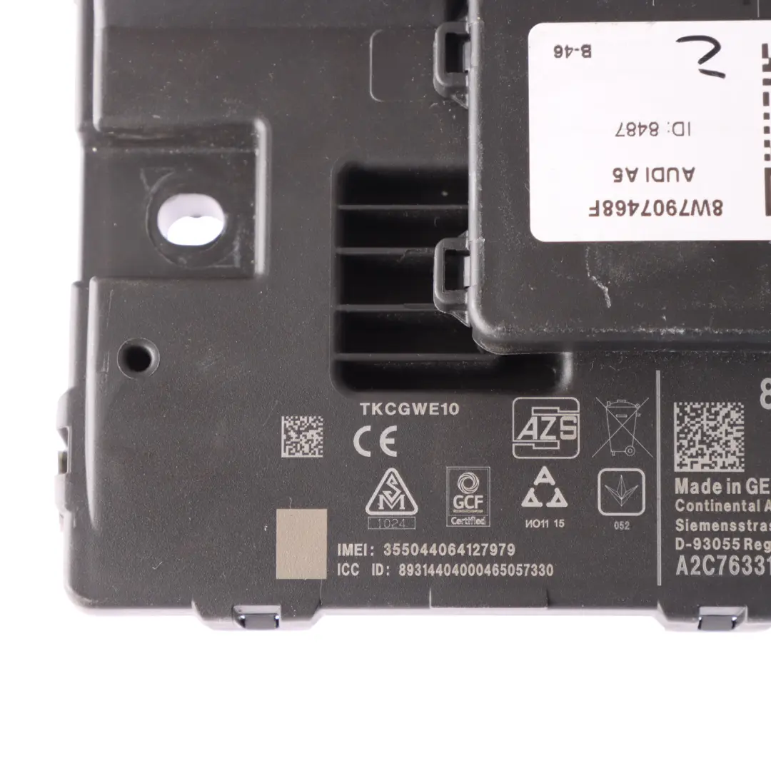 Gateway Control Module Diagnostic Interface Unit to Audi S5 F5 with Part number 8W7907468F Audi S5 F5 Gateway Control Module Diagnostic Interface Unit - SKU 8W7907468F - Part number 8W7907468F