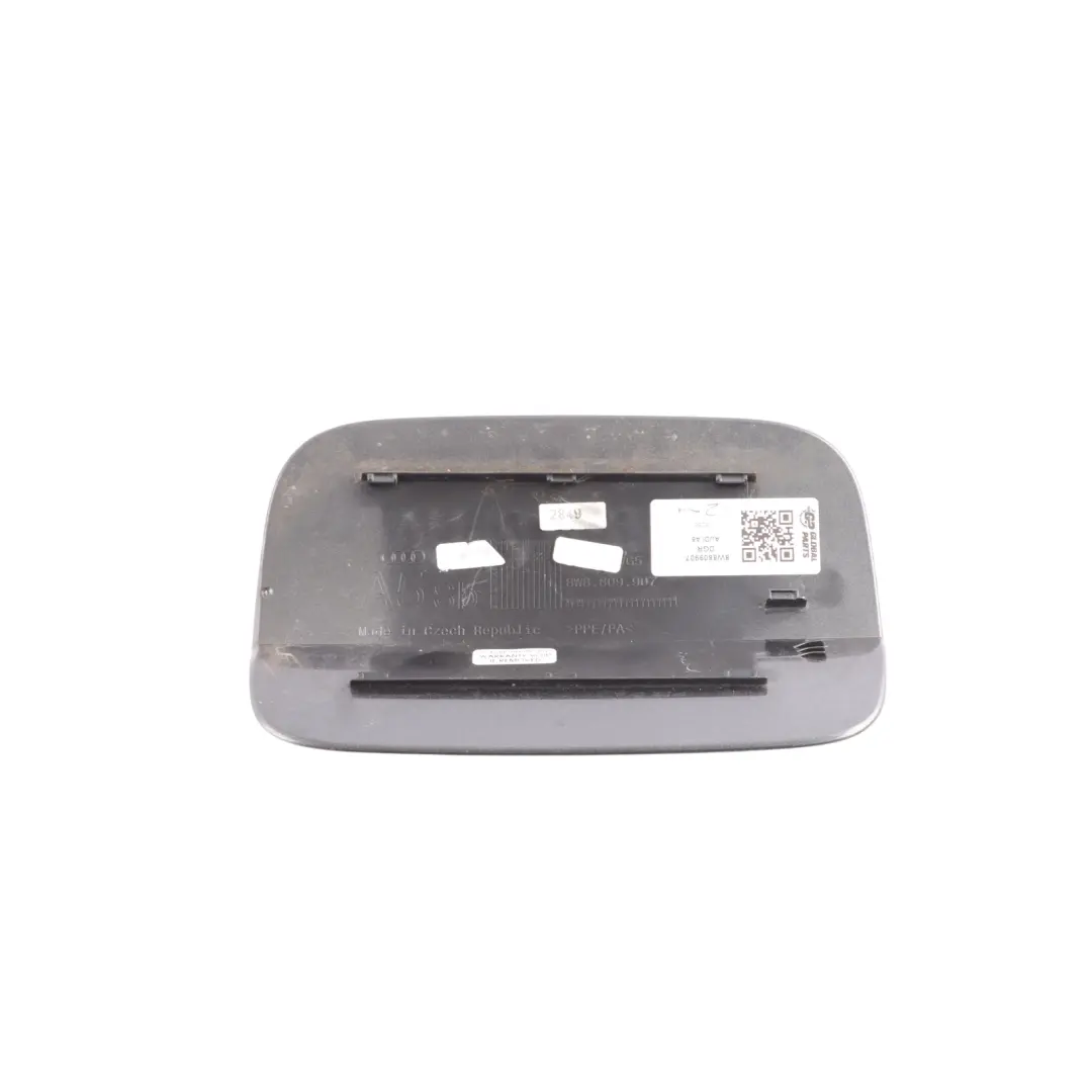 Audi A5 F5 Fuel Filler Flap Tank Cap Daytona Grey Pearl Effect Z7S - SKU 8W8809907-DGR - Part number 8W8809907