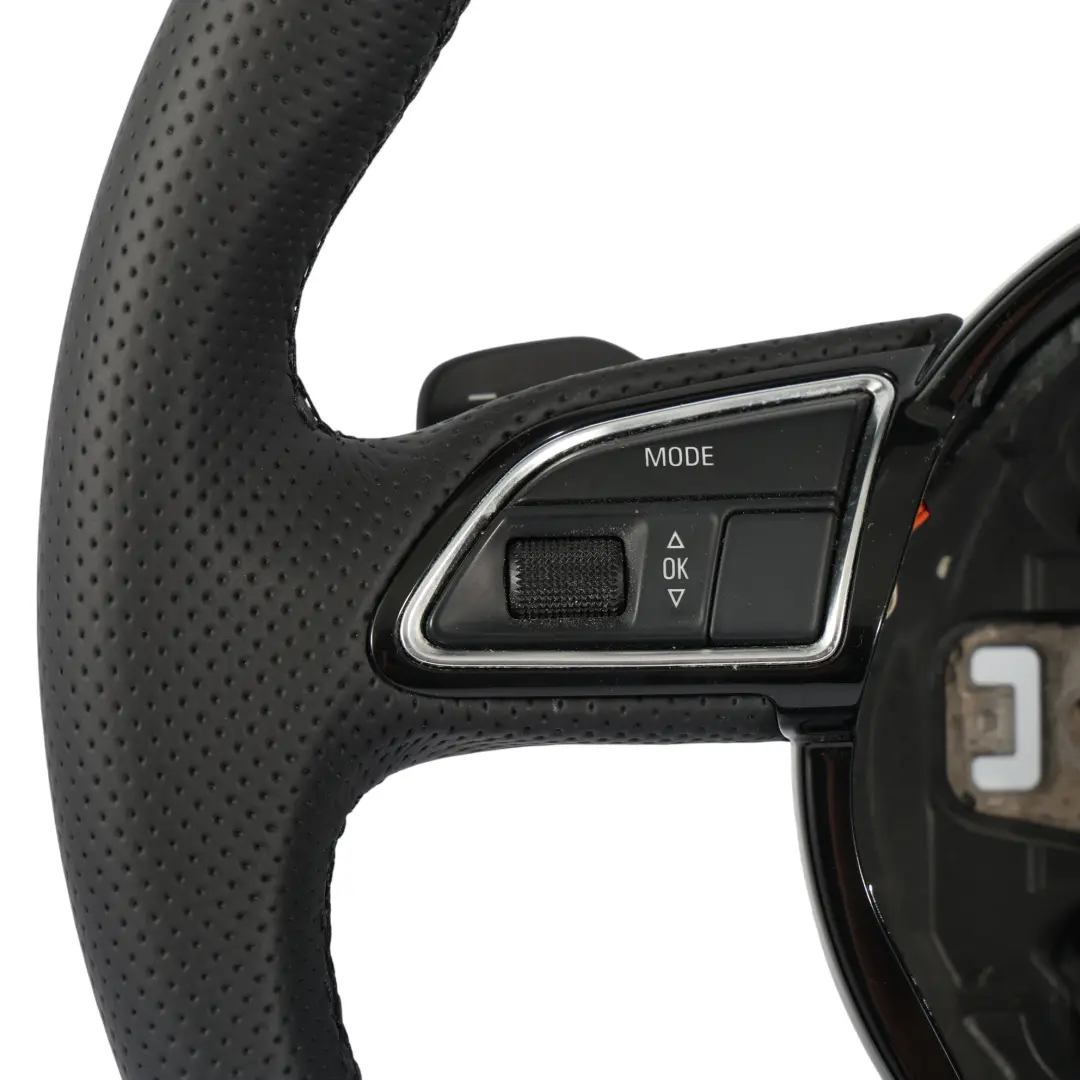 Audi A6 C7 Lenkrad S-Line NEU Schwarz Leder Schaltwippen - SKU 8X0419091CB-1 - Teilenummer 8X0419091CB