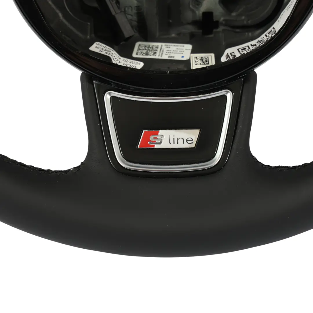 Audi A6 C7 Steering Wheel S-Line NEW Black Leather Paddle Shift - SKU 8X0419091CB-1 - Part number 8X0419091CB