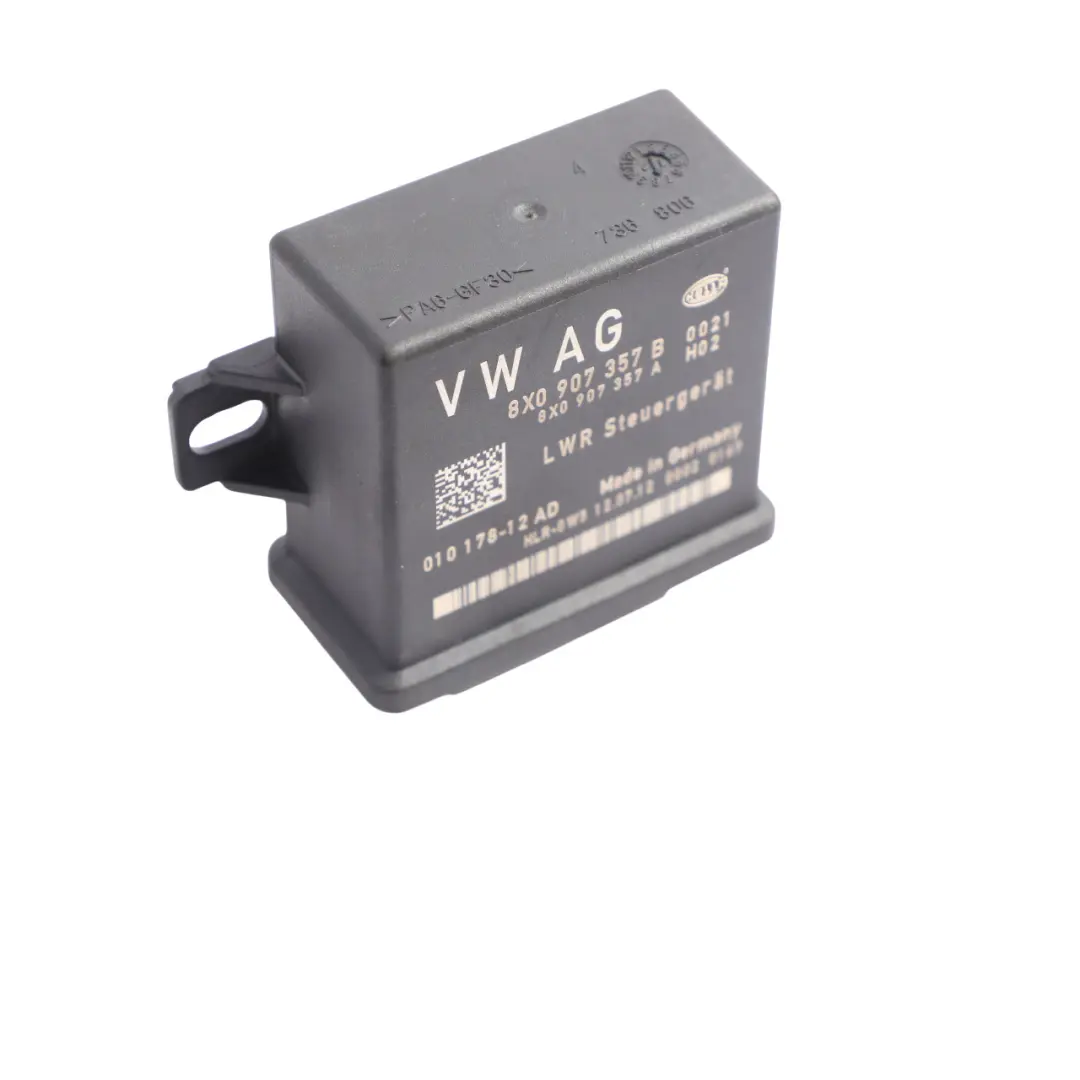 Headlight Head Lamp Range Control Unit Module ECU to Audi A1 8X Q3 8U with Part number 8X0907357B Audi A1 8X Q3 8U Headlight Head Lamp Range Control Unit Module ECU - SKU 8X0907357B - Part number 8X0907357B