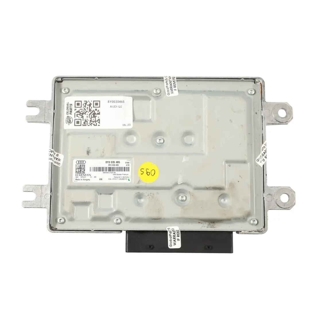 Audi A3 8Y A4 B9 Q5 FY Harman Speaker Amplifier Booster Sound System - SKU 8Y0035465 - Part number 8Y0035465