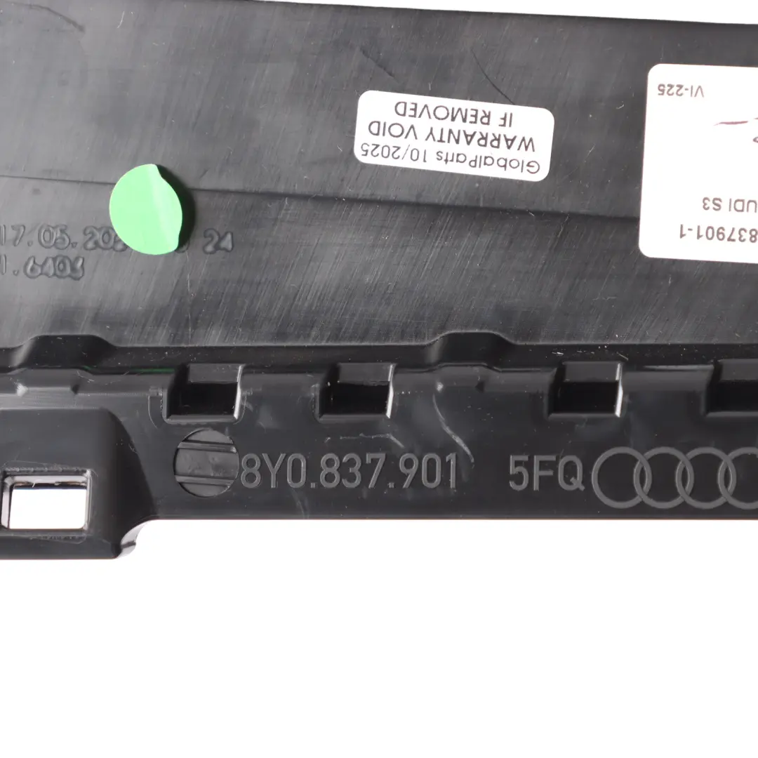 Audi S3 8Y Front Trim B Column Pillar Cover Outer Panel Left N/S - SKU 8Y0837901-1 - Part number 8Y0837901