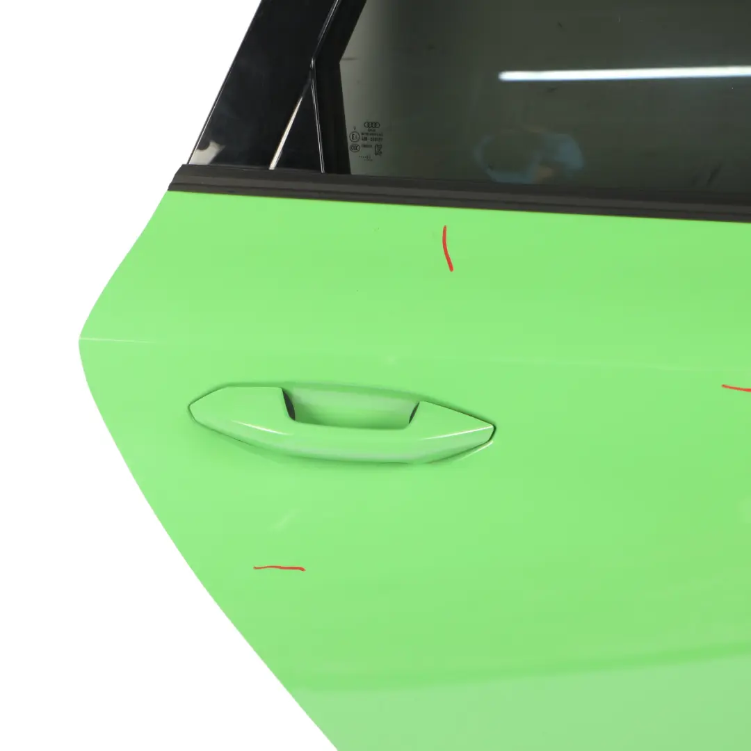 8Y Limousine Door Rear Right O/S Covering Panel Kyalami Green - Z6A to Audi A3 with Part number 8Y5833052A Audi A3 8Y Limousine Door Rear Right O/S Covering Panel Kyalami Green - Z6A - SKU 8Y5833052A-KYG - Part number 8Y5833052A