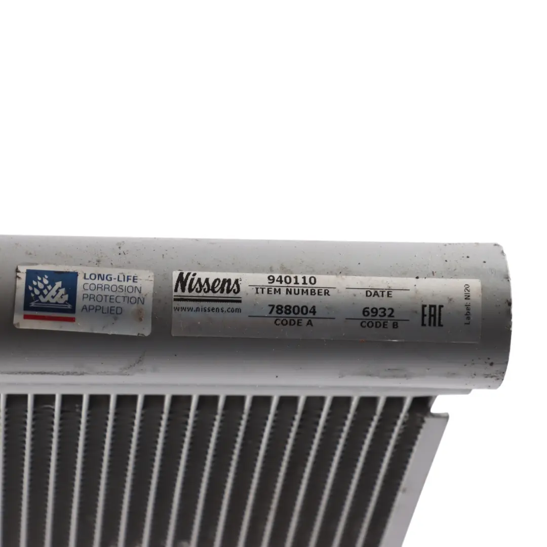 Radiator Condenser Air Conditioning A/C Nissens to BMW F07 F10 M5 F12 F13 M6 with Part number 9109723 BMW F07 F10 M5 F12 F13 M6 Radiator Condenser Air Conditioning A/C Nissens - SKU 9109723-1 - Part number 9109723