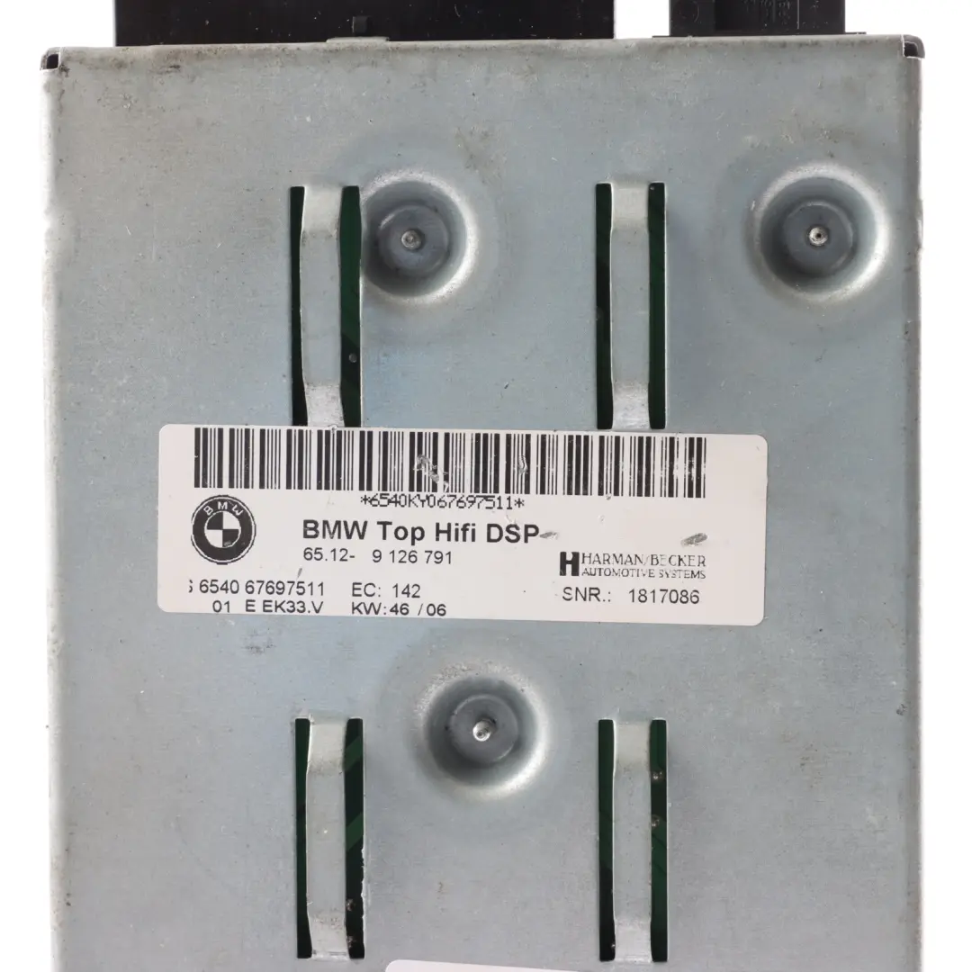 BMW E87 E90 E91 E63 Amplifier Top Hifi Logic7 Audio Harman Becker Unit - SKU 9126791 - Part number 9126791