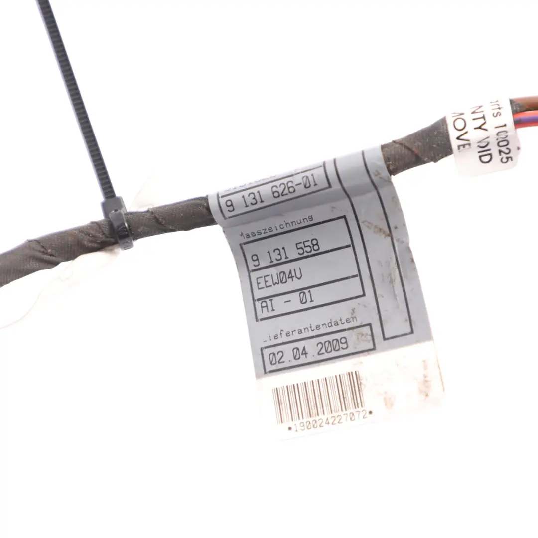 BMW E81 E82 E88 E89 Seat Heater Cable Wire Harness Front - SKU 9131626 - Part number 9131626