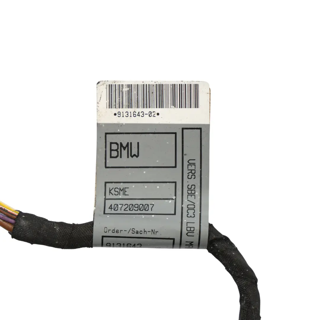 BMW E87 E90 E92 Faisceau De Câbles De Chauffage Siège Avant Droit - SKU 9131643 - Numéro de pièce 9131643