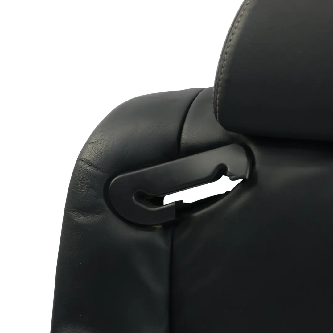 BMW E63 E64 Housse de Dossier de Siege Arriere en Cuir Noir Dakota - SKU 9137385-3 - Numéro de pièce 9137385