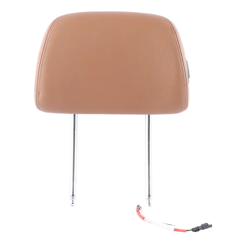 BMW X5 E70 Front Seat Active Headrest Leather Saddle Brown Left Right N/O/S - SKU 9149512 - Part number 9149512