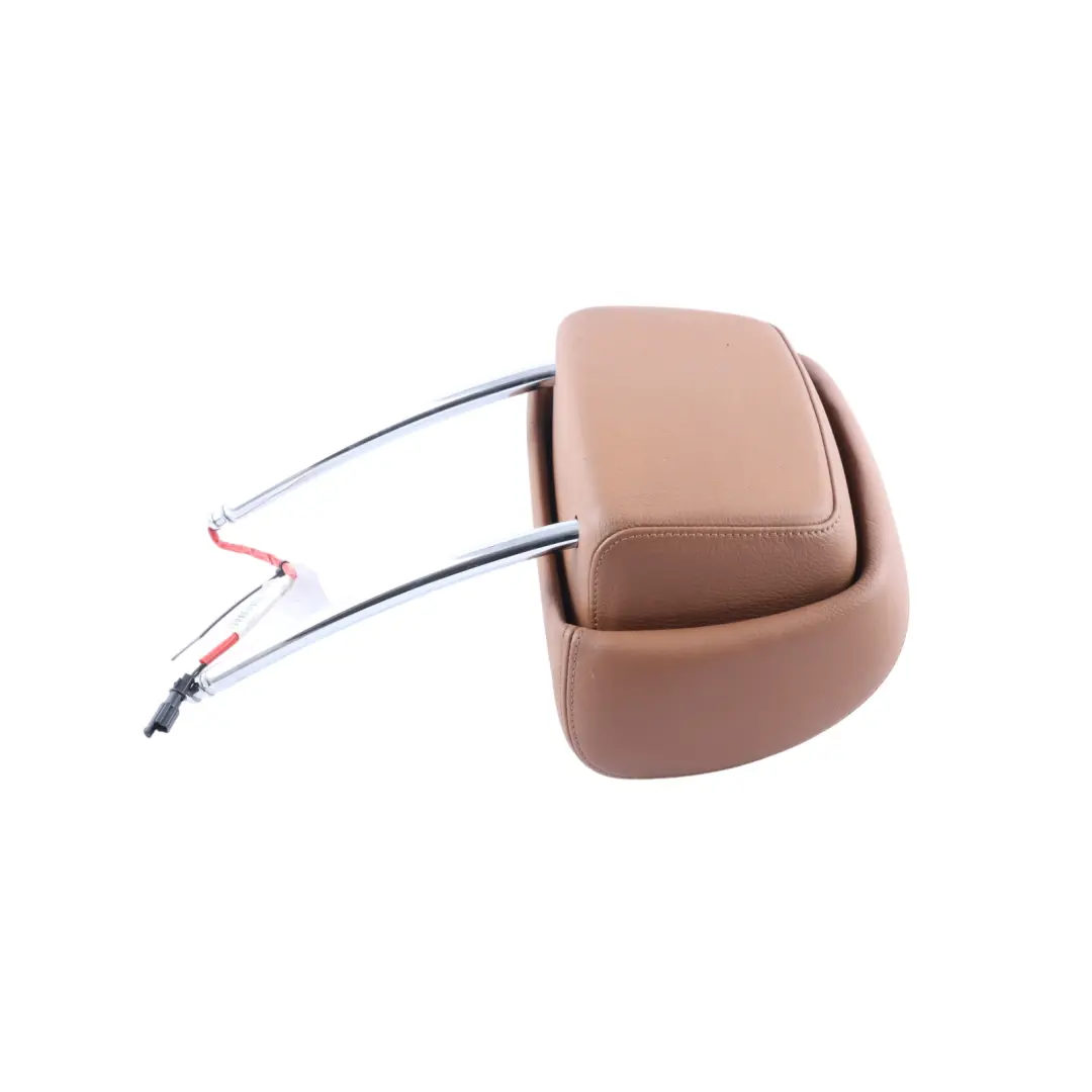 BMW X5 E70 Front Seat Active Headrest Leather Saddle Brown Left Right N/O/S - SKU 9149512 - Part number 9149512