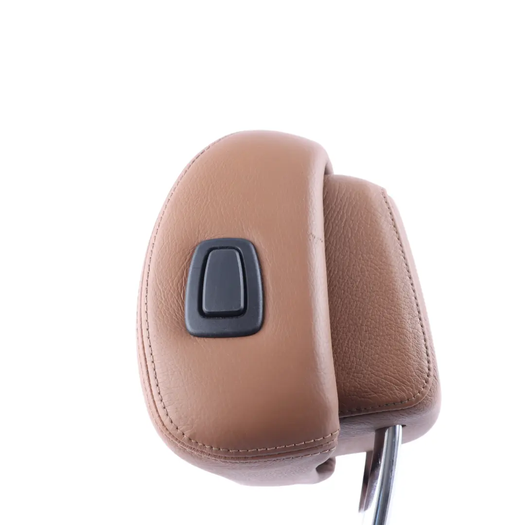 Front Seat Active Headrest Leather Saddle Brown Left Right N/O/S to BMW X5 E70 with Part number 9149512 BMW X5 E70 Front Seat Active Headrest Leather Saddle Brown Left Right N/O/S - SKU 9149512 - Part number 9149512