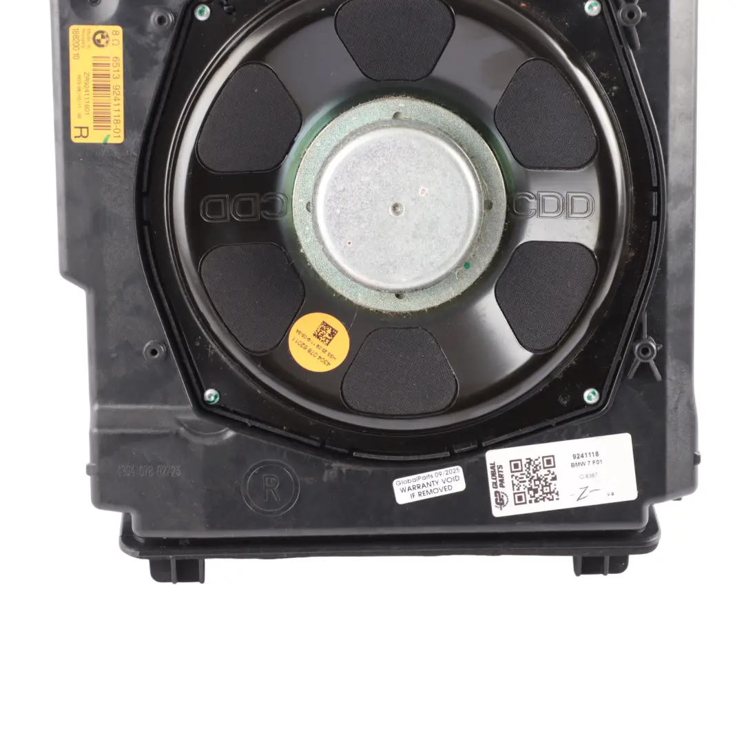 BMW F01 F02 F03 F04 Głośnik Niskotonowy Hi-Fi Bass Prawy - SKU 9241118 - Numer Części 9241118