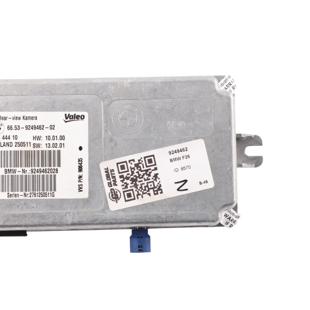 Camera Module Reversing Camera Rear View Control Unit to BMW F07 GT X3 F25 with Part number 9249462 BMW F07 GT X3 F25 Camera Module Reversing Camera Rear View Control Unit - SKU 9249462 - Part number 9249462