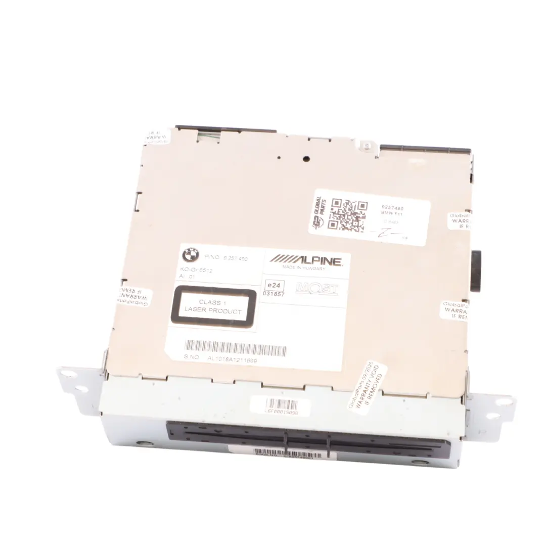 BMW F10 F11 Radio Player Alpine CD Champ 2 Audio Head Unit - SKU 9257490 - Part number 9257490