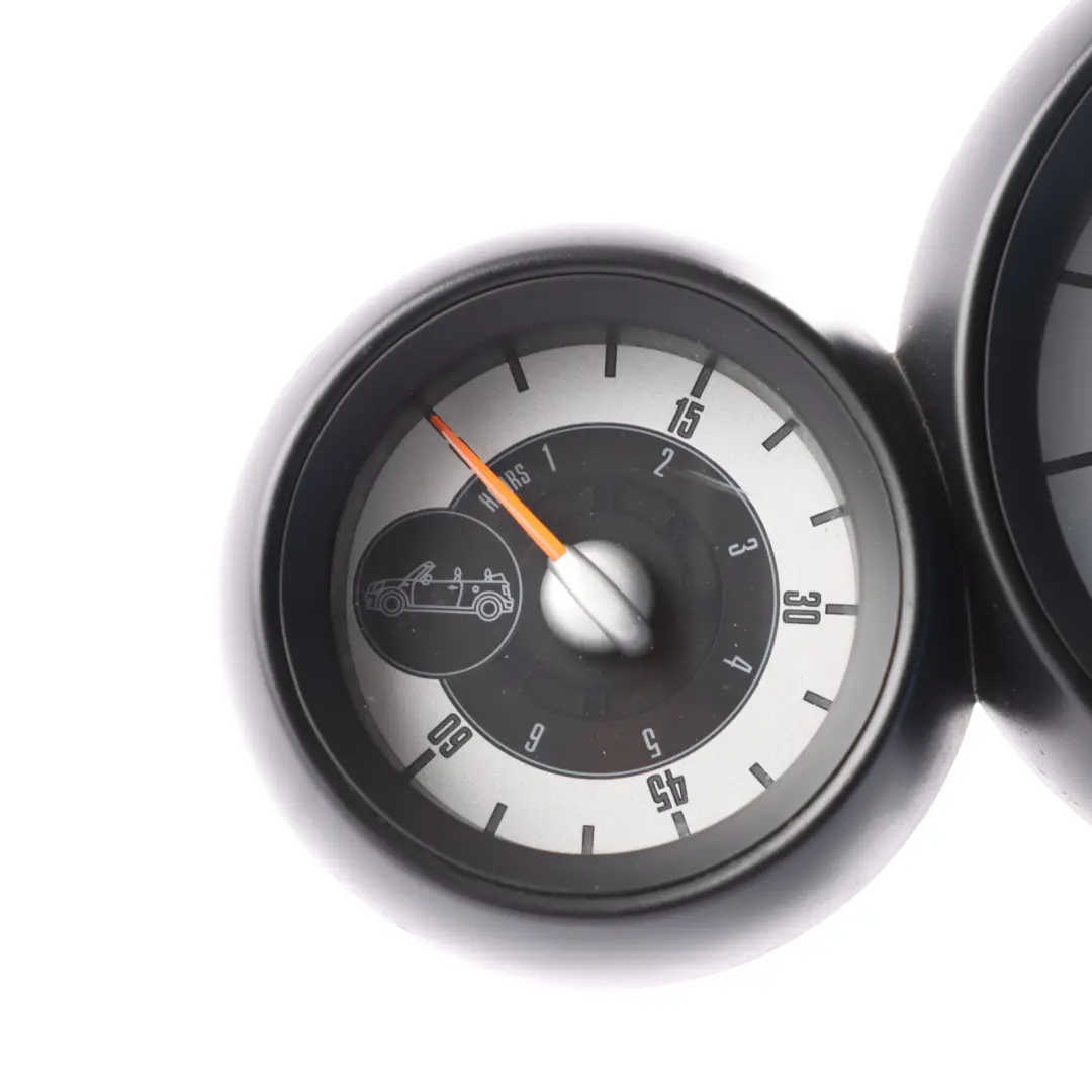Tachometer Gauge Revolution Counter Rev Clock Black to Mini Cabrio R57 with Part number 9275570 Mini Cabrio R57 Tachometer Gauge Revolution Counter Rev Clock Black - SKU 9275570 - Part number 9275570