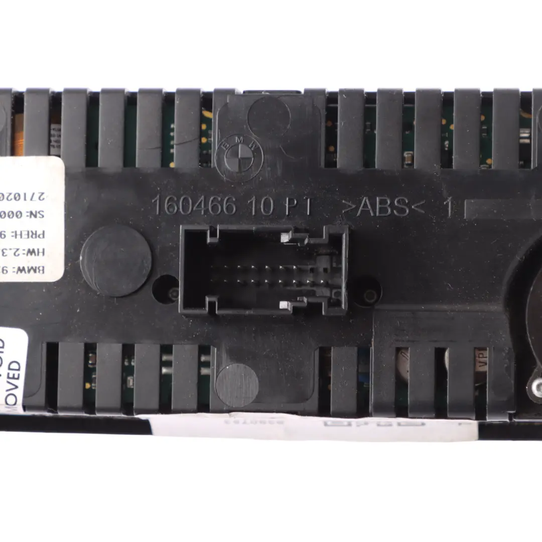 BMW F01 F07 Air Conditioning Climate Control Unit Switch Panel Heater - SKU 9290753 - Part number 9290753