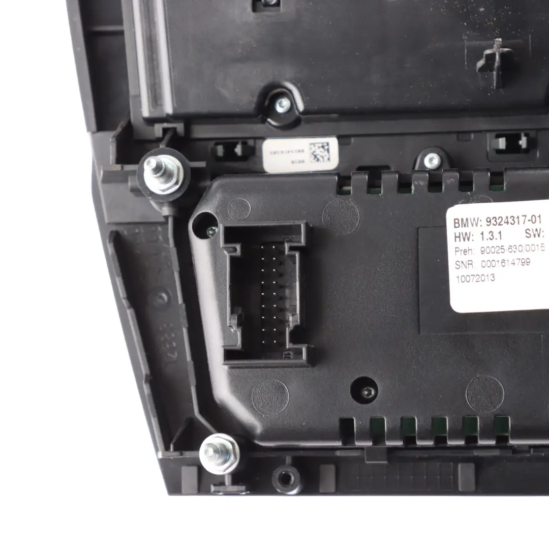 Panneau De Commande Automatique De Climatisation Et De Radio pour BMW F10 à propos du numéro de pièce 9324317 BMW F10 Panneau De Commande Automatique De Climatisation Et De Radio - SKU 9324317 - Numéro de pièce 9324317