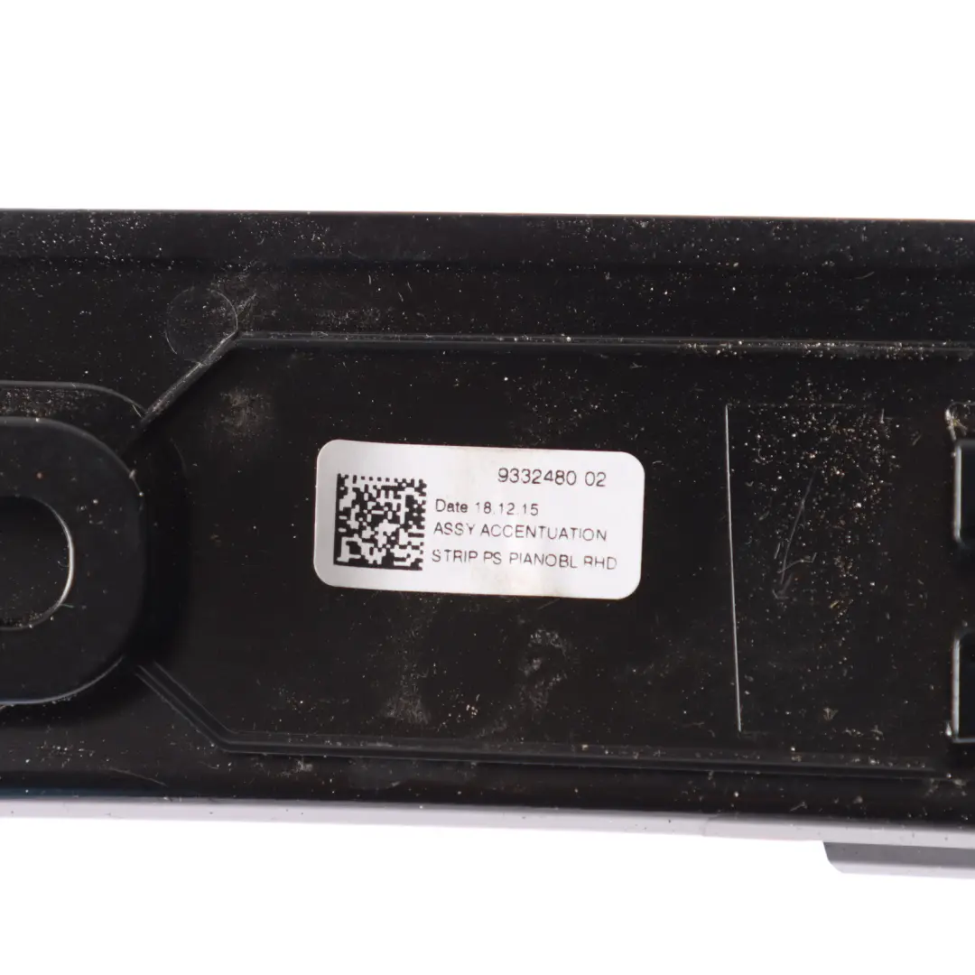 Interior Dashboard Panel Cover Trim Bottom Accent Black Piano 9308416 to Mini F54 with Part number 9332480 Mini F54 Interior Dashboard Panel Cover Trim Bottom Accent Black Piano 9308416 - SKU RHD-9332480 - Part number 9332480