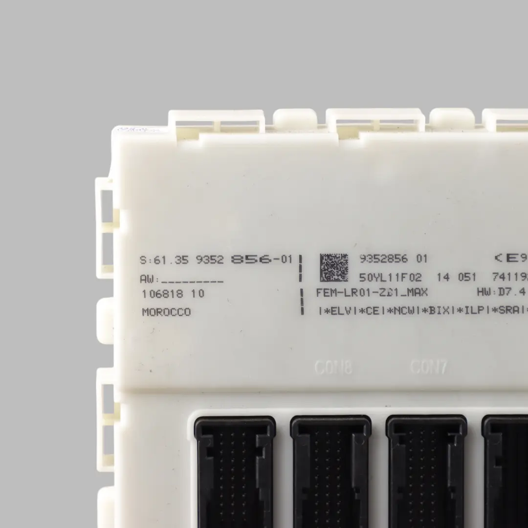 BMW F20 F21 F22 F30 F31 F32 F36 Body Control Module Electronic Unit FEM - SKU 9352856 - Part number 9352856