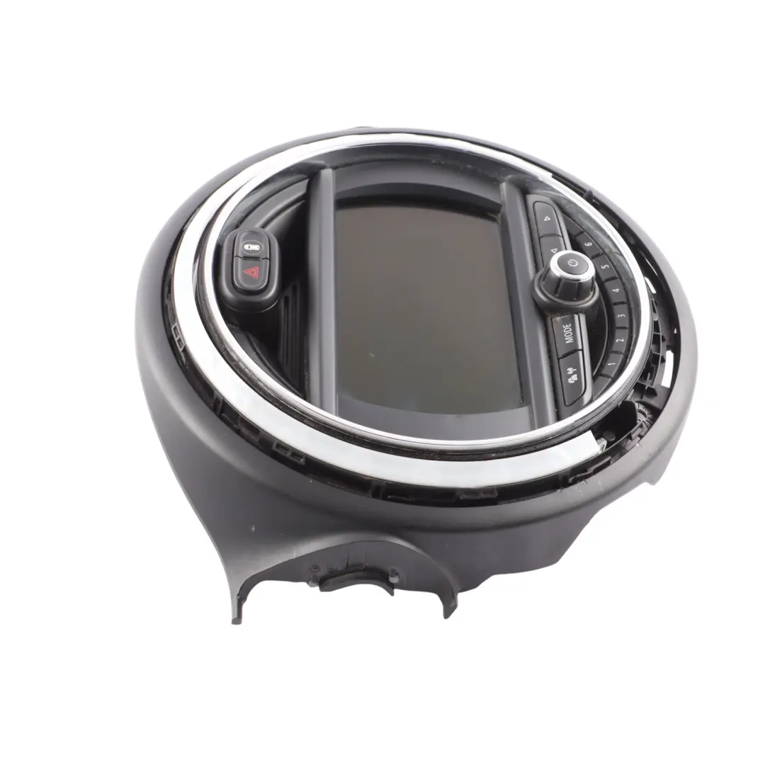 MMI Visual Boost Surround Central Cover Instrument to Mini F55 F56 F57 with Part number 9367673 Mini F55 F56 F57 MMI Visual Boost Surround Central Cover Instrument - SKU 9367673-3 - Part number 9367673