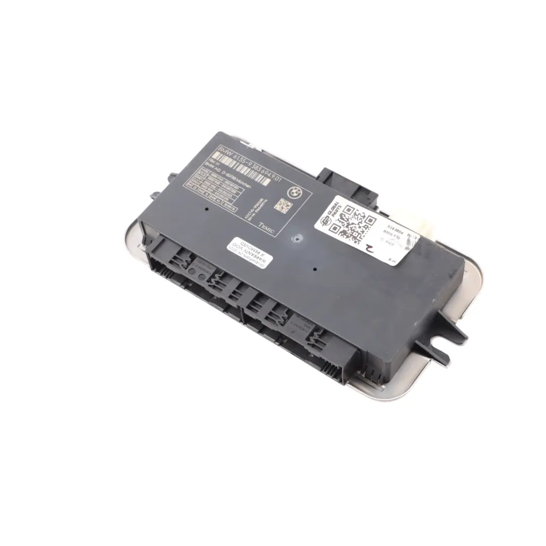 BMW F10 Modulo Luci Vano Piedi Unità Controllo ECU TEMIC - SKU 9383694 - Numero di parte 9383694