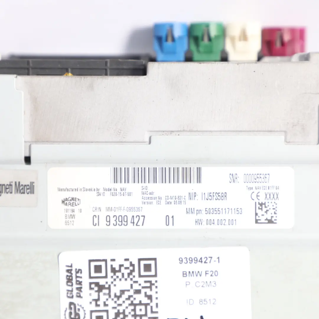 BMW F20 F21 F22 F30 F31 Radio Radioodtwarzacz Nawigacja 9399427 - SKU 9399427-1 - Numer Części 9874338