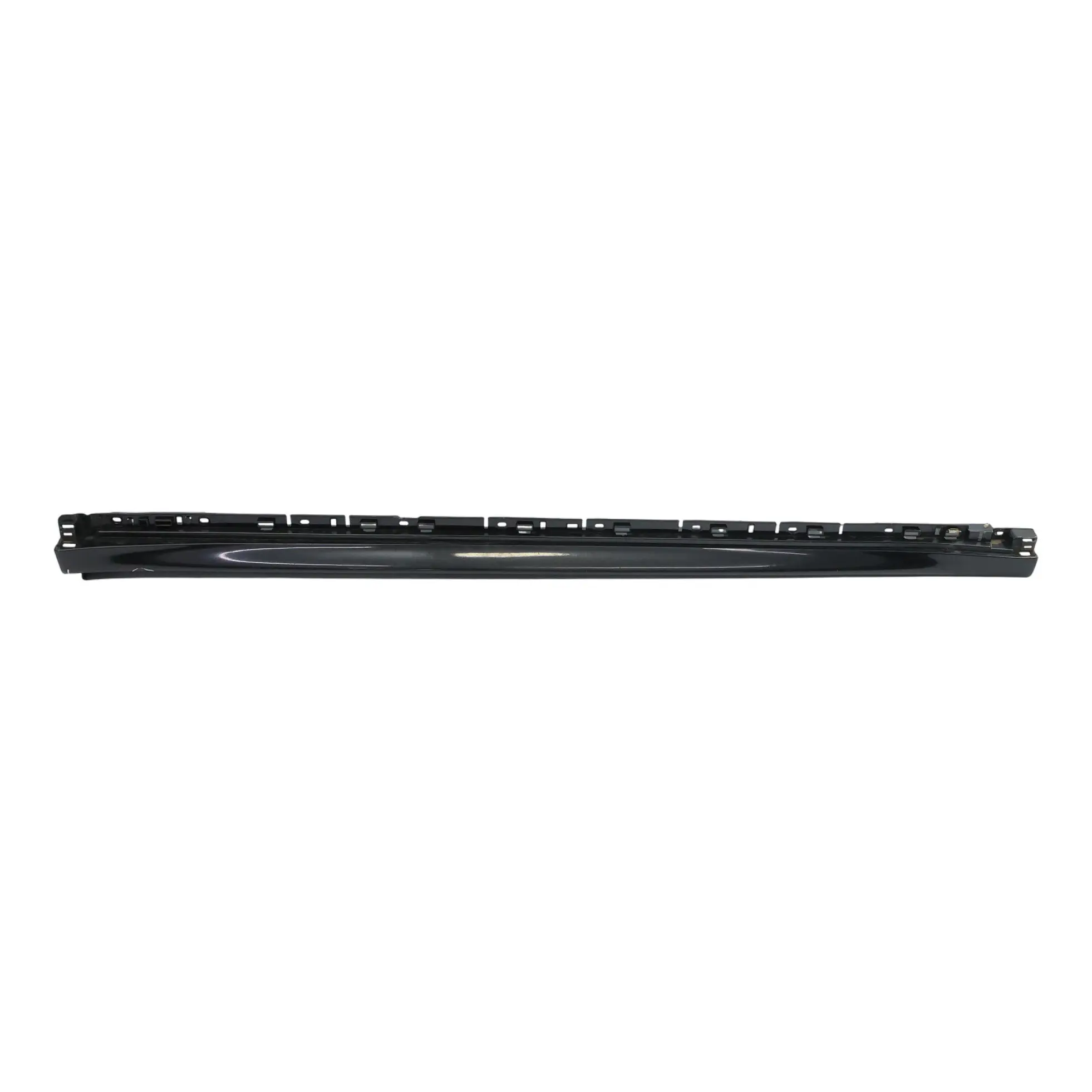 Porsche Cayenne 92A Side Skirt Sill Strip Right O/S Jet Black Metallic - C9X