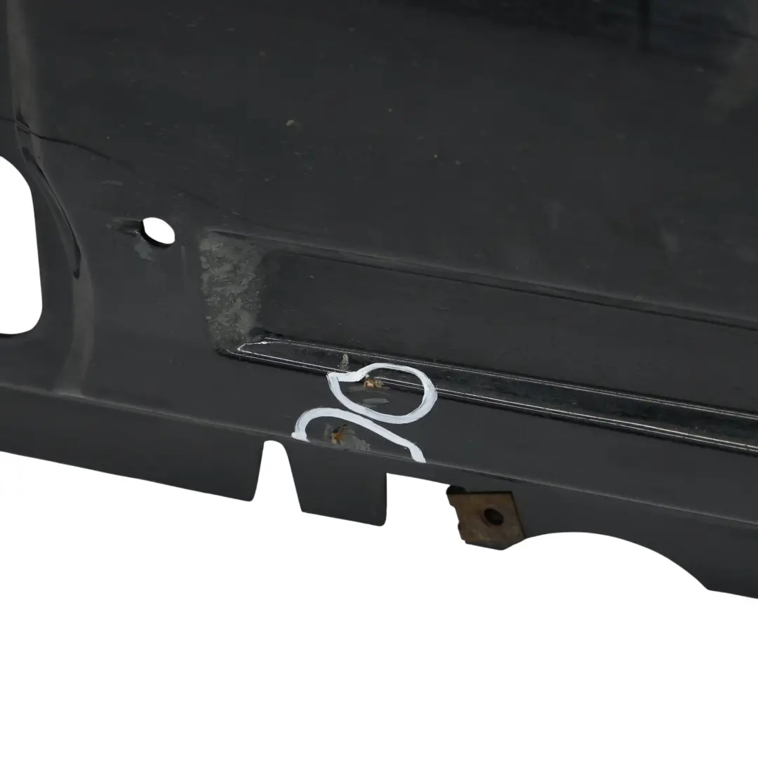 Porsche Cayenne 92A Side Skirt Sill Strip Right O/S Jet Black Metallic - C9X - SKU 95855955400-JBL - Part number 95855955400