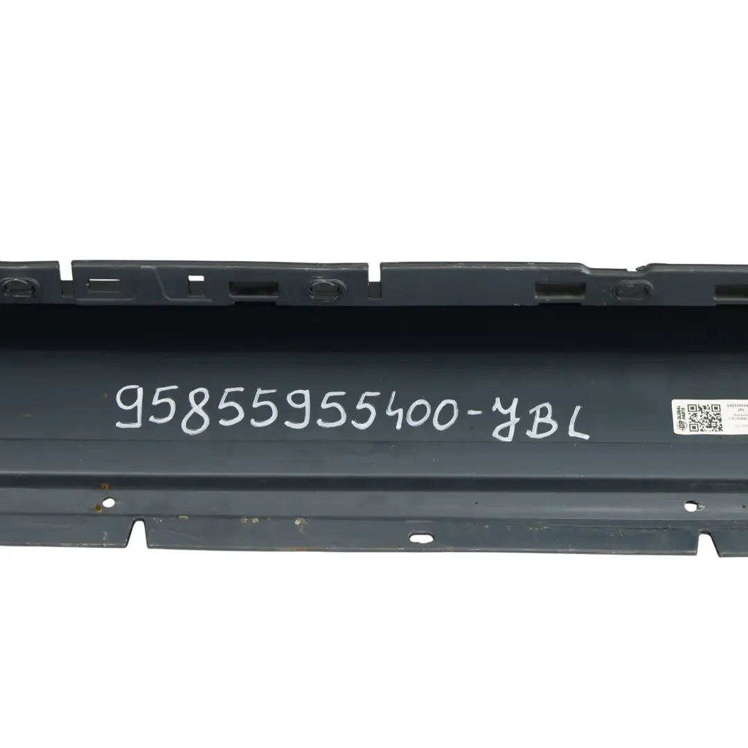 Porsche Cayenne 92A Side Skirt Sill Strip Right O/S Jet Black Metallic - C9X - SKU 95855955400-JBL - Part number 95855955400