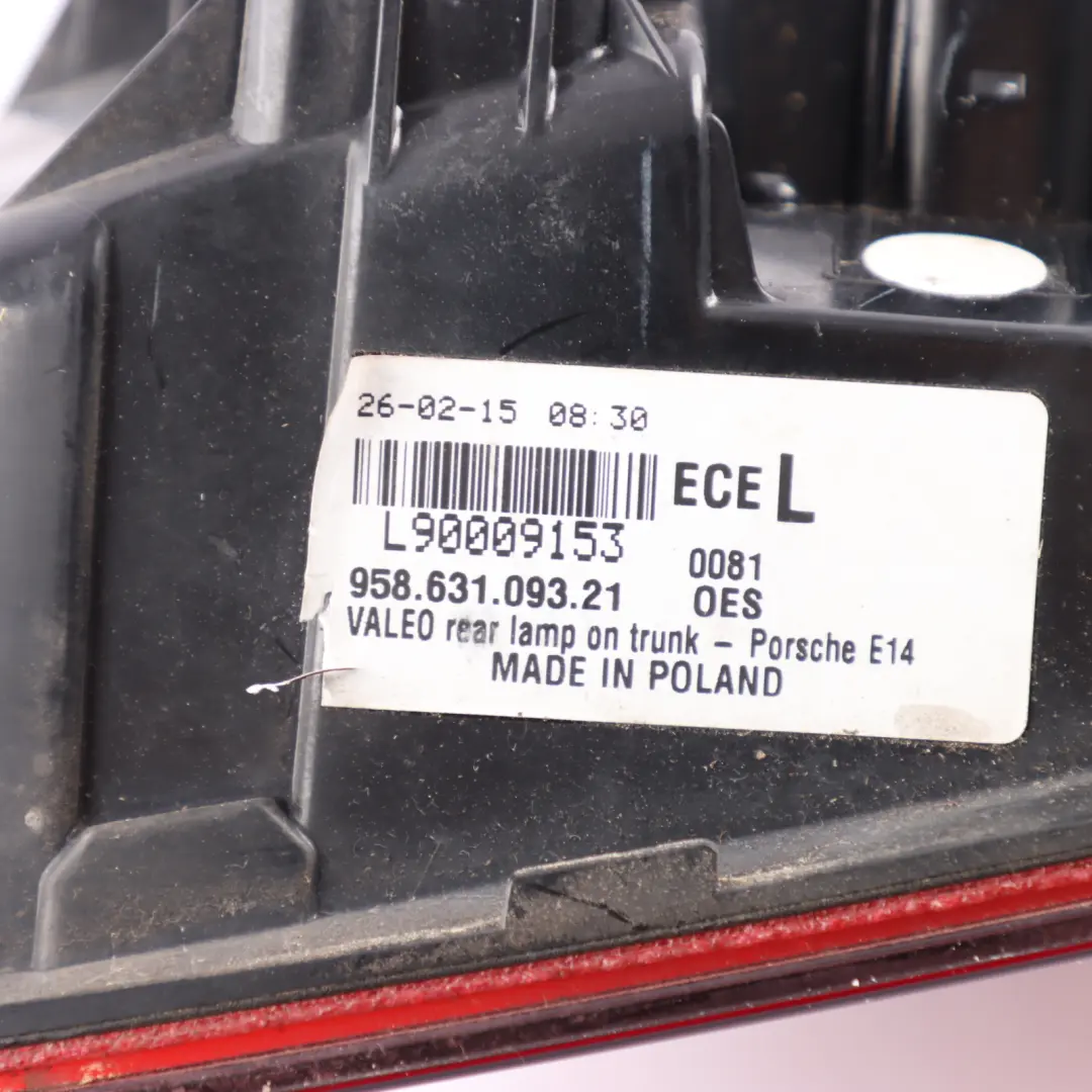 Light Boot Lid Tailgate Inner Lamp Left N/S to Porsche Cayenne 92A Rear with Part number 95863109321 Porsche Cayenne 92A Rear Light Boot Lid Tailgate Inner Lamp Left N/S - SKU 95863109321 - Part number 95863109321