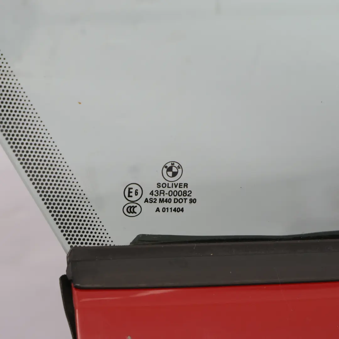 Door Front Right O/S Melbourne Red Metallic - A75 to BMW Z4 E89 Roadster with Part number 9628750 BMW Z4 E89 Roadster Door Front Right O/S Melbourne Red Metallic - A75 - SKU 9628750-MRT - Part number 9628750