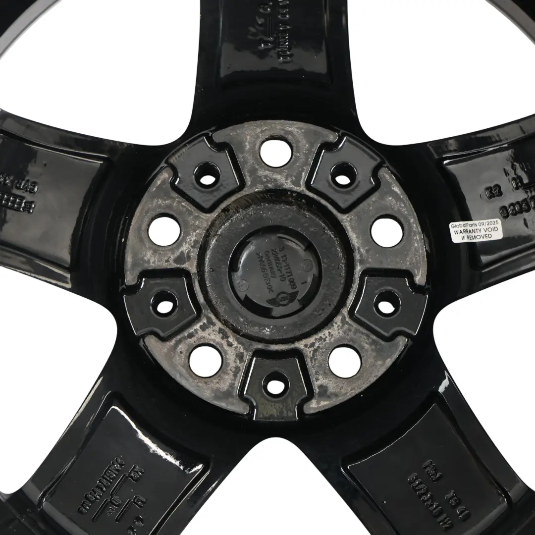 Mini Cooper R60 Wheel Alloy Rim 16" ET:46 6,5J 5-Star Single Spoke 124 - SKU 9803720-6 - Part number 9803720