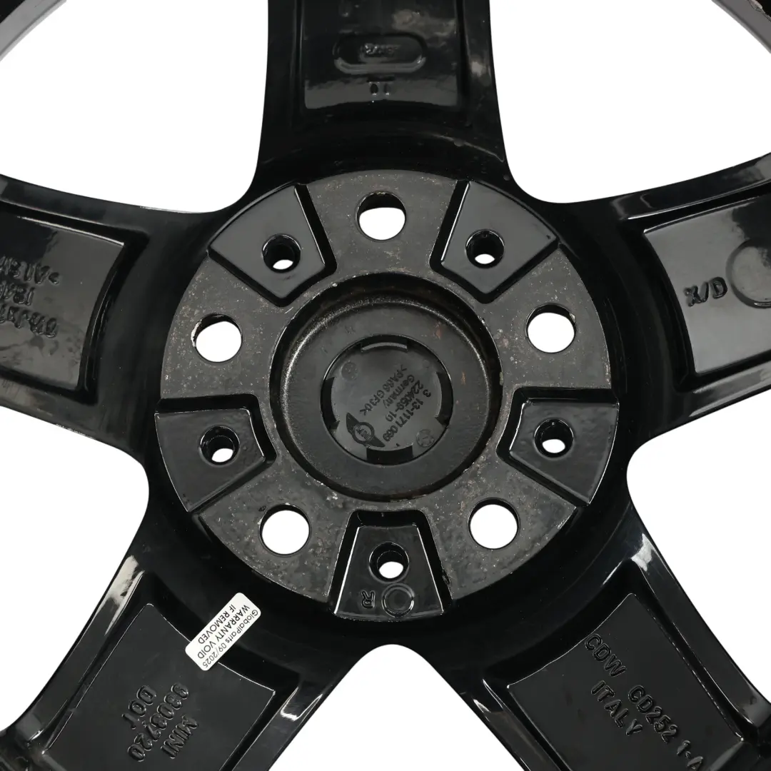 Jante Alliage 16" ET:46 6,5J 5-Star Simple Rayon 124 pour Mini Cooper R60 à propos du numéro de pièce 9803720 Mini Cooper R60 Jante Alliage 16" ET:46 6,5J 5-Star Simple Rayon 124 - SKU 9803720-8 - Numéro de pièce 9803720