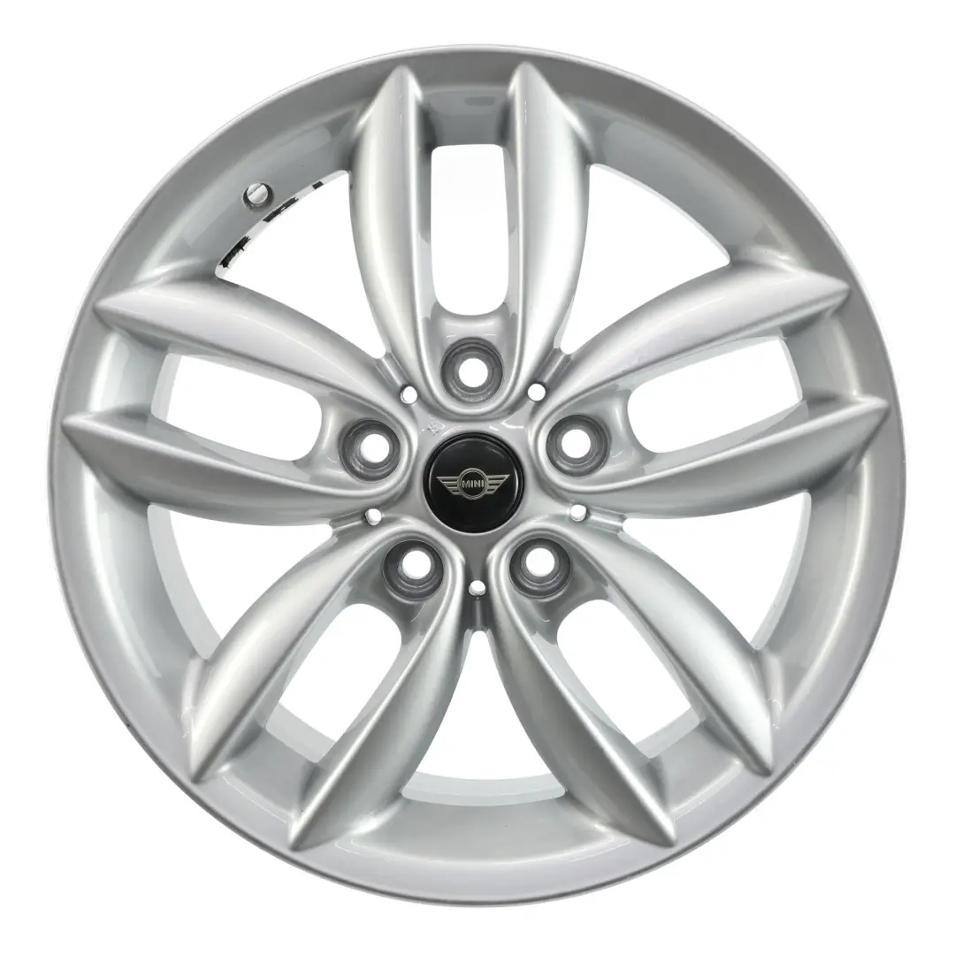 Mini R60 R61 Silver Wheel Alloy Rim 17" 7J 5-Star Double Spoke 124 ET:50 - SKU 9803723-1 - Part number 9803723