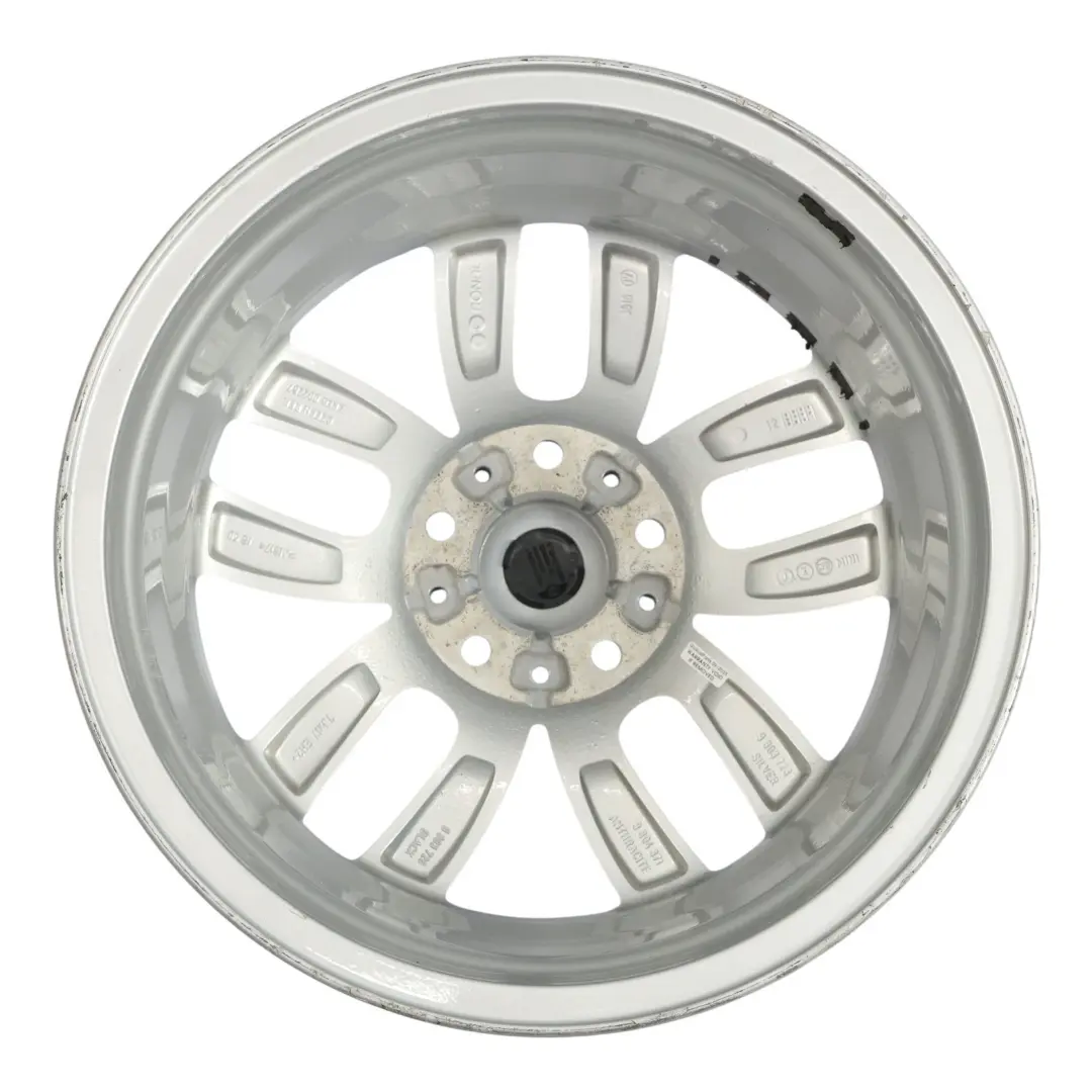 Mini R60 R61 Silver Wheel Alloy Rim 17" 7J 5-Star Double Spoke 124 ET:50 - SKU 9803723-1 - Part number 9803723