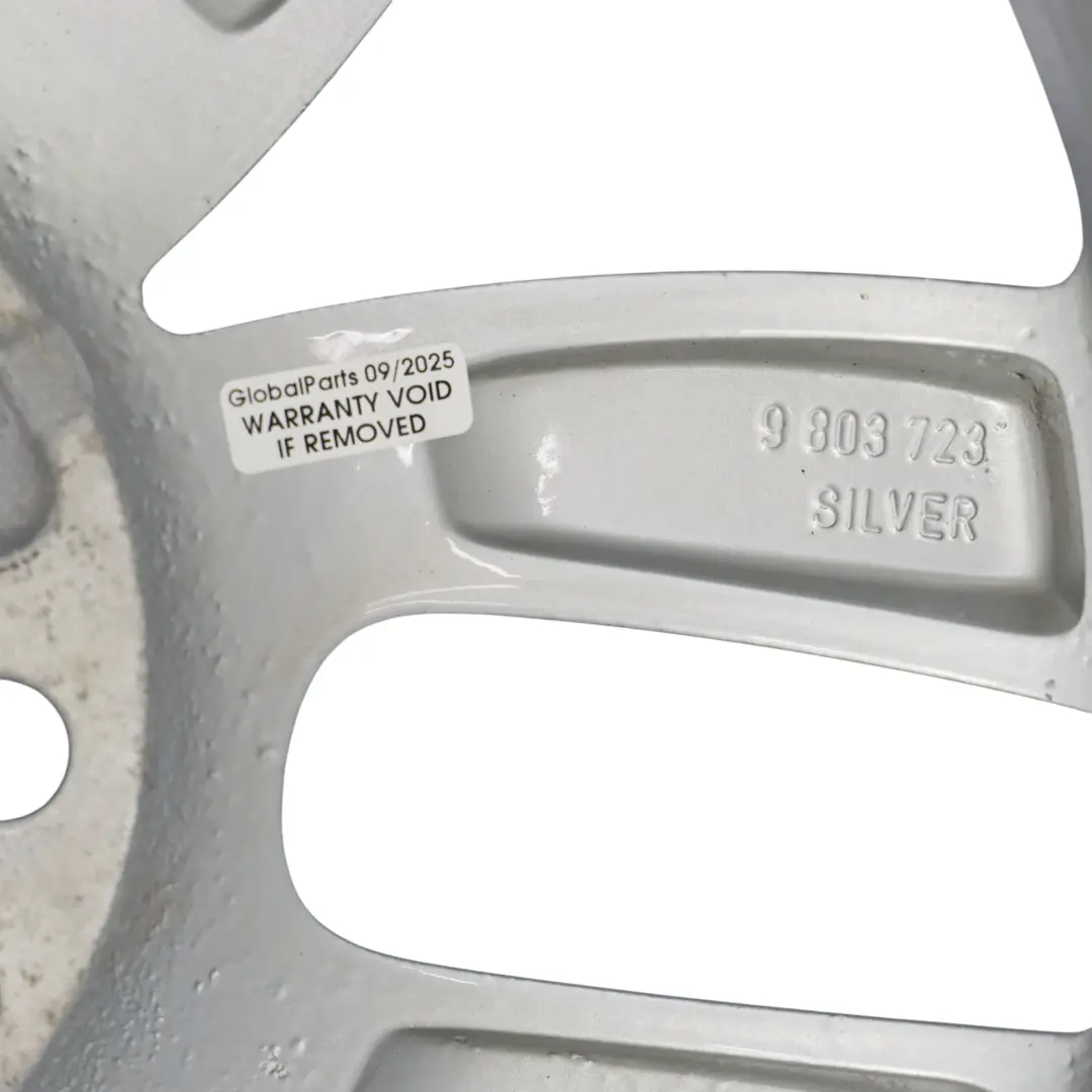 Mini R60 R61 Silver Wheel Alloy Rim 17" 7J 5-Star Double Spoke 124 ET:50 - SKU 9803723-1 - Part number 9803723