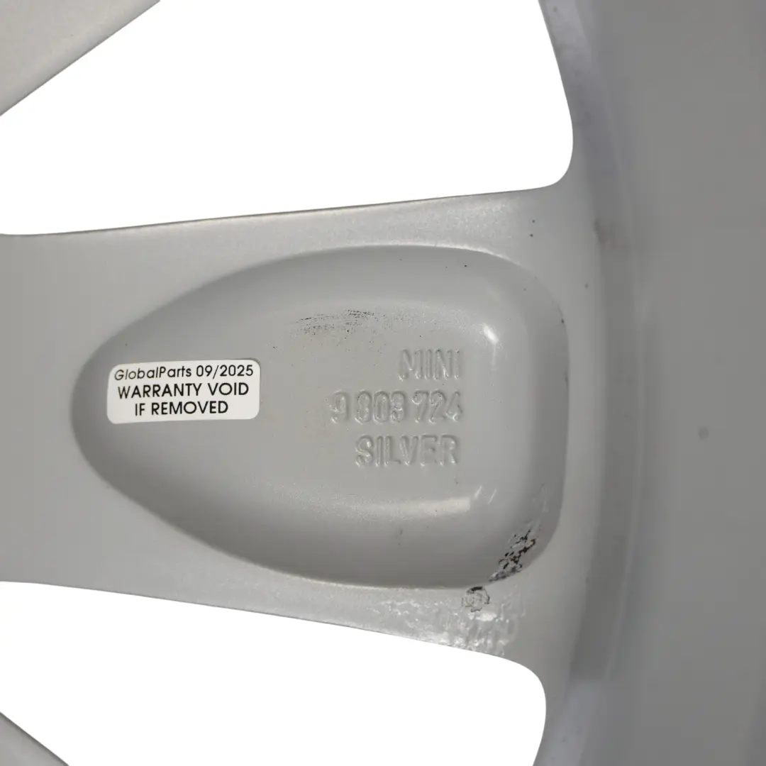 Mini Cooper R60 R61 Silver Wheel Alloy Rim 18" ET:52 7,5J Turbo Fan 126 - SKU 9803724-3 - Part number 9803724