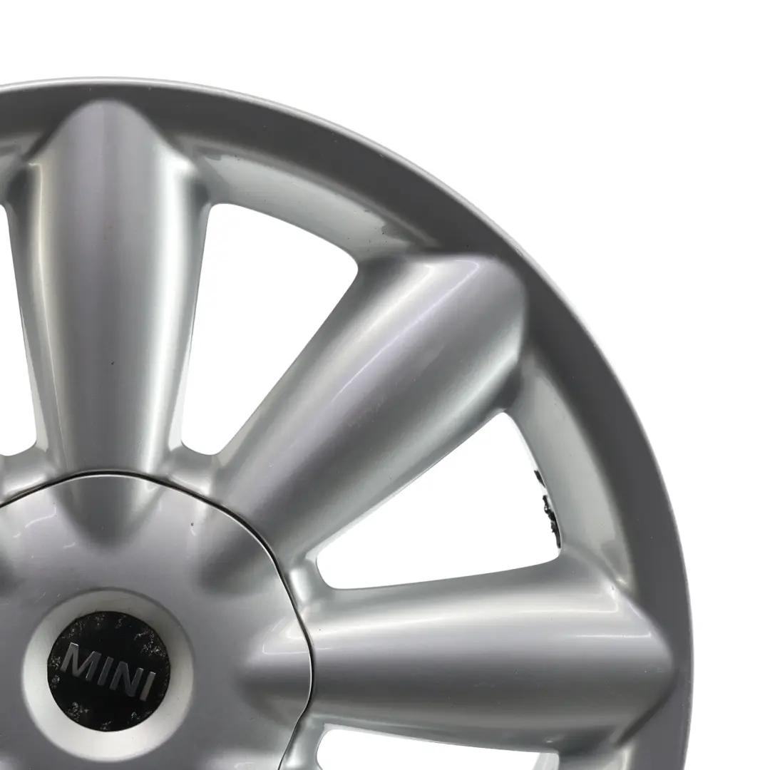 Mini Cooper R60 R61 Silver Wheel Alloy Rim 18" ET:52 7,5J Turbo Fan 126 - SKU 9803724-3 - Part number 9803724