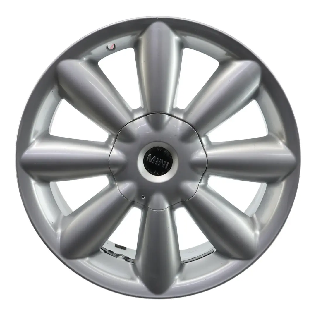 Mini Cooper R60 R61 Silver Wheel Alloy Rim 18" ET:52 7,5J Turbo Fan 126 - SKU 9803724-4 - Part number 9803724