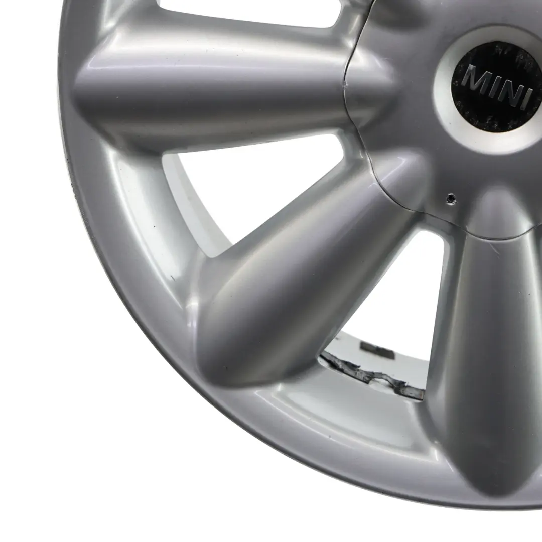 Mini Cooper R60 R61 Silver Wheel Alloy Rim 18" ET:52 7,5J Turbo Fan 126 - SKU 9803724-4 - Part number 9803724