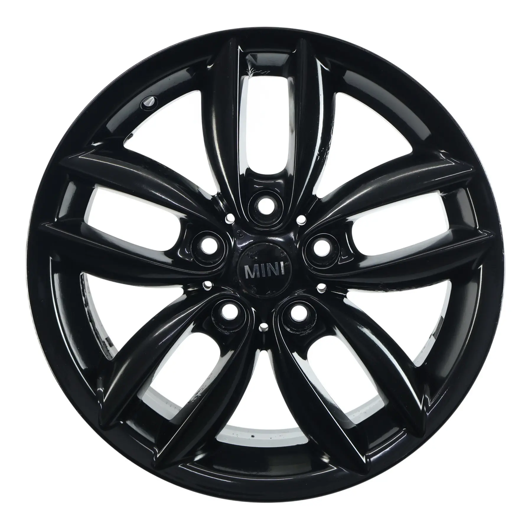 Mini Cooper One R60 R61 Black Wheel Alloy Rim 17" 7J 5-Star Double Spoke 124