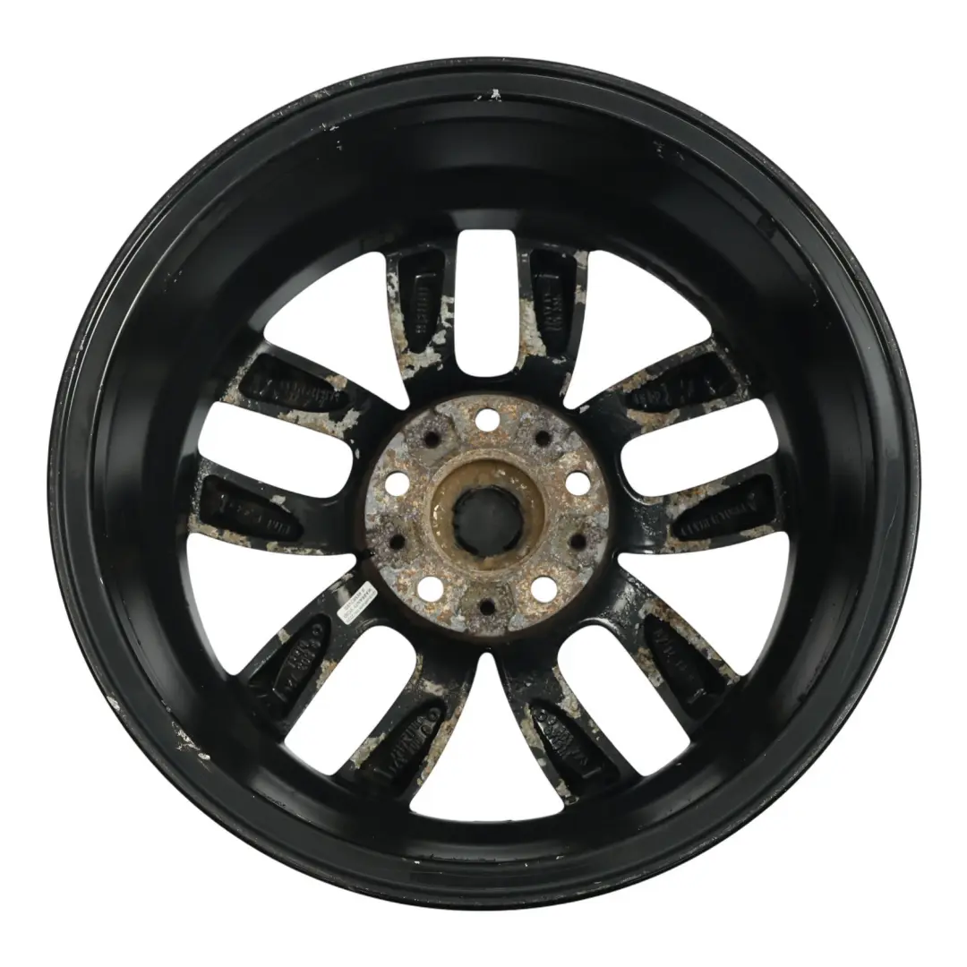 Mini Cooper One R60 R61 Black Wheel Alloy Rim 17" 7J 5-Star Double Spoke 124 - SKU 9803726-3 - Part number 9803726