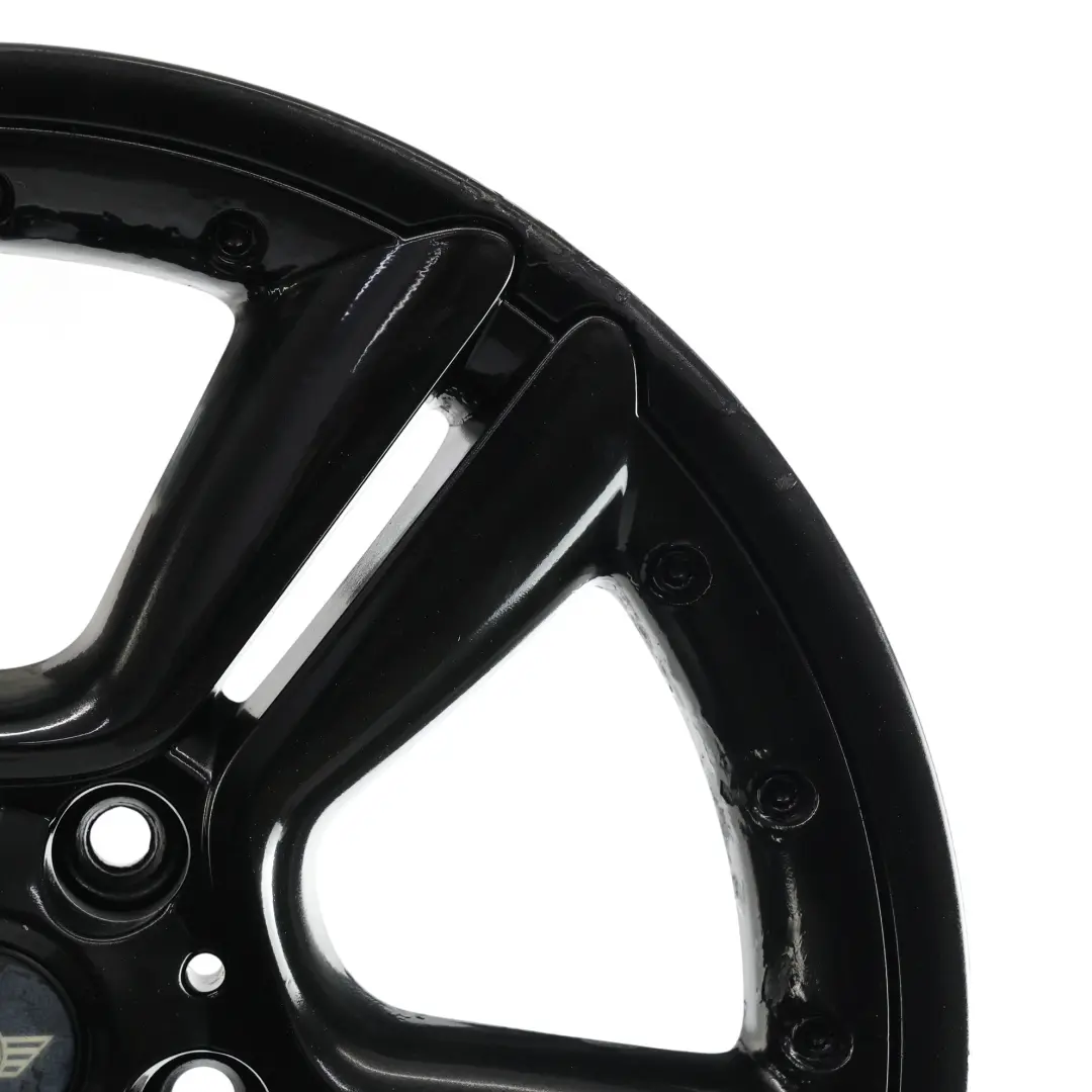 Llanta aleación negra 18" ET:52 7,5J 5-Star Doble Radio 127 para Mini Cooper R60 R61 con número de pieza 9803727 Mini Cooper R60 R61 Llanta aleación negra 18" ET:52 7,5J 5-Star Doble Radio 127 - SKU 9803727-2 - Número de pieza 9803727