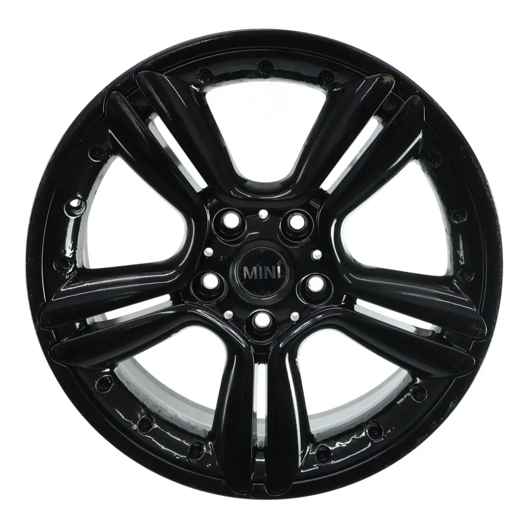 Jante noire en alliage 18" 7,5J ET:52 5-Star Double Spoke 127 pour Mini R60 R61 à propos du numéro de pièce 9803727 Mini R60 R61 Jante noire en alliage 18" 7,5J ET:52 5-Star Double Spoke 127 - SKU 9803727-3 - Numéro de pièce 9803727