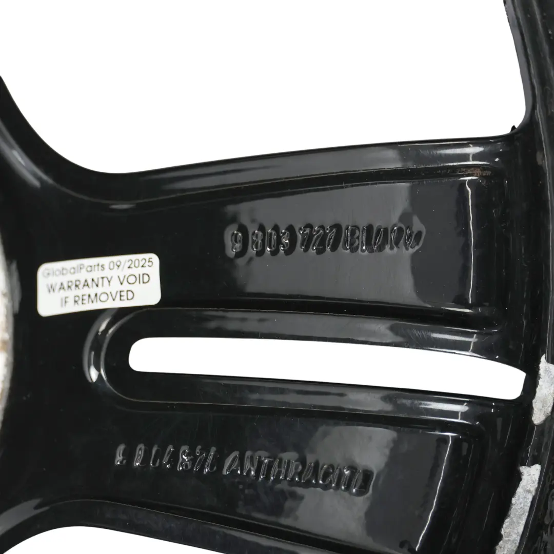 Mini Cooper R60 R61 Schwarz Alufelge 18" 7,5J ET:52 5-Stern Doppelspeiche 127 - SKU 9803727-3 - Teilenummer 9803727